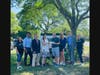 Nikki Bonamarte, Bernie’s; Dany Yunez, Rose; Bob Dold President of Rose Pest Solutions, Janelle Iaccino, Rose; Skates; Darrin Utynek CEO Bernie’s Book Bank; Kasey Firnbach and Ryan Donlon, Northwestern Sports Properties; Gretchen Waltz, Bernie's.