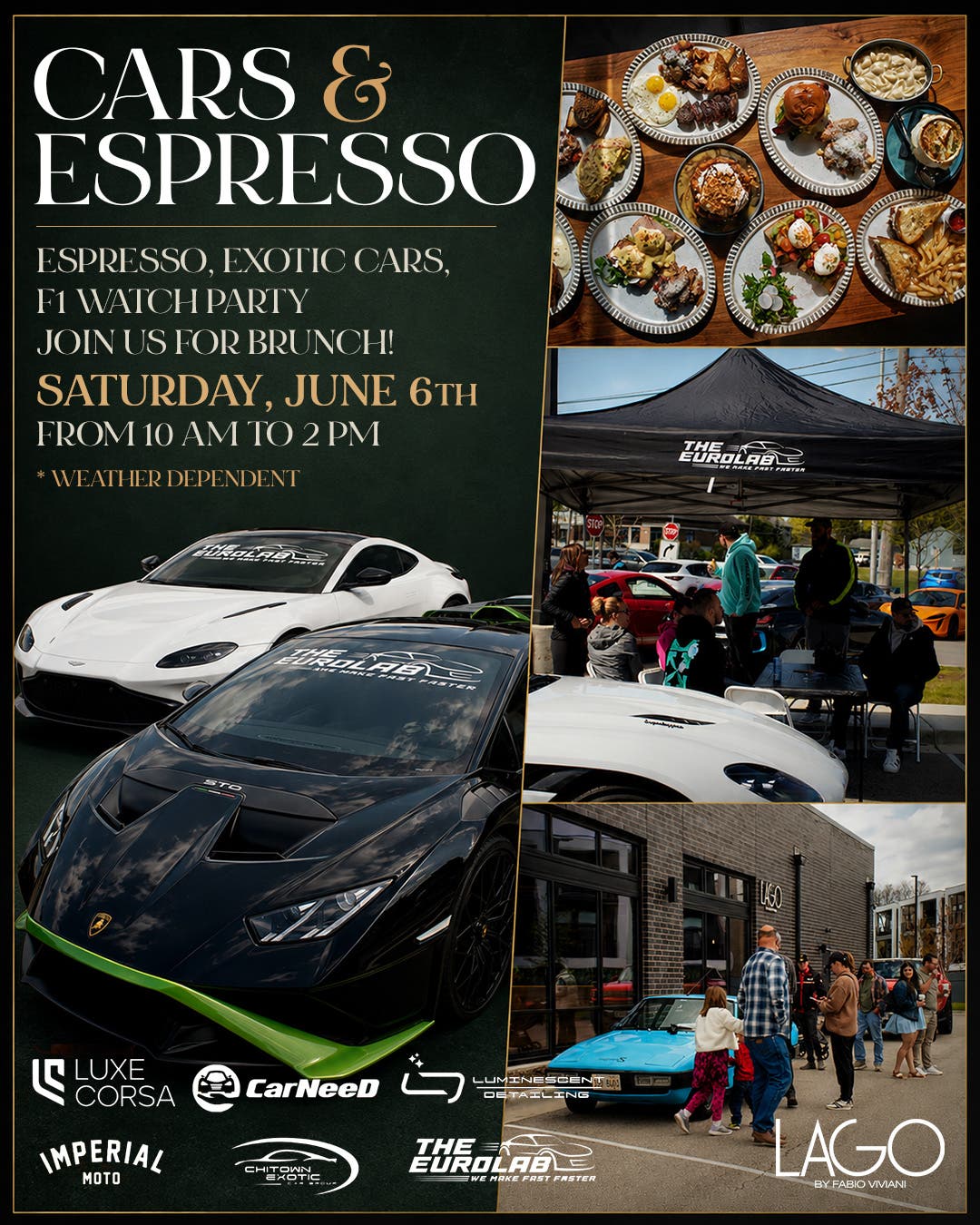 Cars & Espresso at LAGO by Fabio Viviani