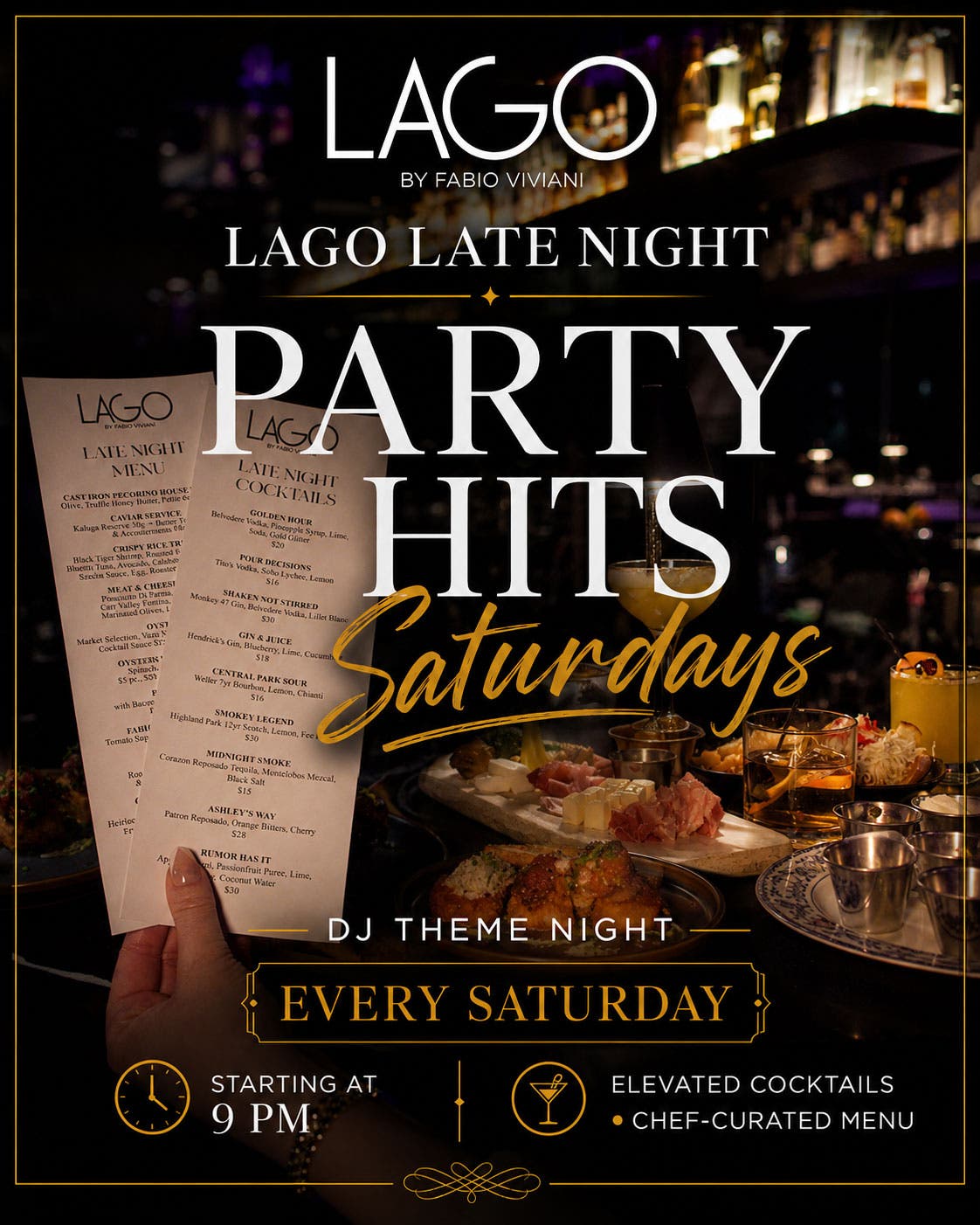 LAGO Late Night: DJ Theme Night (Party Hit Saturdays)