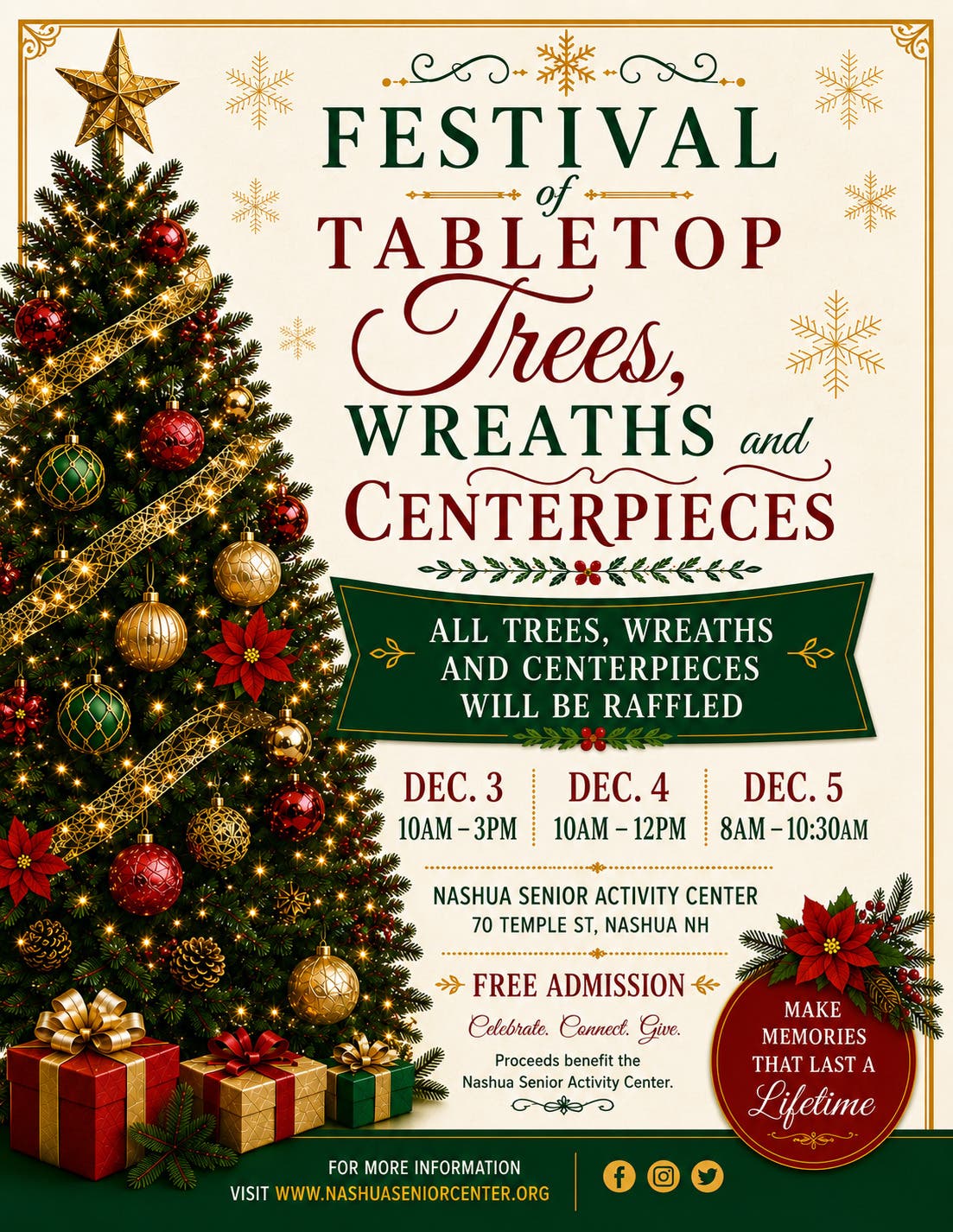Festival of Tabletop Trees, Wreaths and Centerpieces