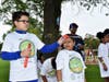 Having fun with bubbles during the 32nd Annual Commissioners Park Bike Rodeo. Bubbles were given away at the event.