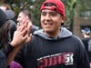 At the finish line during the 19h annual Cougar 5K Run/Walk 