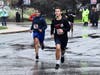 At the finish line during the 19h annual Cougar 5K Run/Walk 