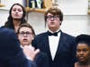 Part of the Marian Catholic Varsity choir sings during the Fall Choir concert 