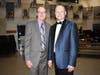 Vince Krydynski, President of Marian Catholic poses for a photo with Michael Rugen interim choral director.