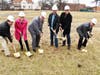 Groundbreaking for new Bloom Township Highway Department building last week.