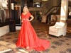 Jordyn Swenson, models a unique prom dress by The Kimberly Bond Boutique. Swenson, who just graduated Providence high school missed out on prom due to her school closing during the pandemic. Some area high schools have tentatively scheduled proms for July
