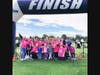 A few of Becky's Warriors supporters in a past photo at the finish line of a Becky's Warriors run. Due to COVID-19 a virtual run is being held. 