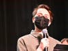 J Van Beest sings a solo during the song "This is Me" at the Springtime Choral Concert. 