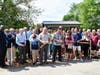 Cutting the ribbon to the path.