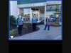 Jessica Parker from Crossroads House receiving Club Finz Donations from club members Diana Minutelli and Ann Mary Paccia.