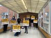 Middle school students at Great Bay Charter School show their support during National School Choice Week. 
