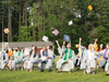 A past year's graduating senior class at Great Bay Charter School
