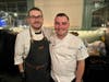Sous Chef Reid LeBeau and Chef Bradley Wallace, of Sawbelly. 