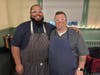 Sous Chef Jonathan Vazquez and Chef Lee Frank, of Otis Restaurant. 
