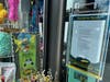 Downtown businesses are displaying poems during April as part of Storefront Poetry.