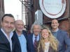 Tony Callendrello (second from left) with Gérard Bertrand and his team of winemakers.