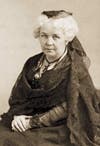 Elizabeth Cady Stanton, a leader of the suffragette movement