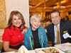 Cohosting last year's event: News12's Carol Silva and WCBS Newsradio 880's Craig Allen, pictured here with the legendary Eleanor Clift