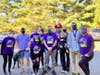 Some of the members of Kat's PowerWalkers. Katalina Posada, Team Captain, is in the front. 