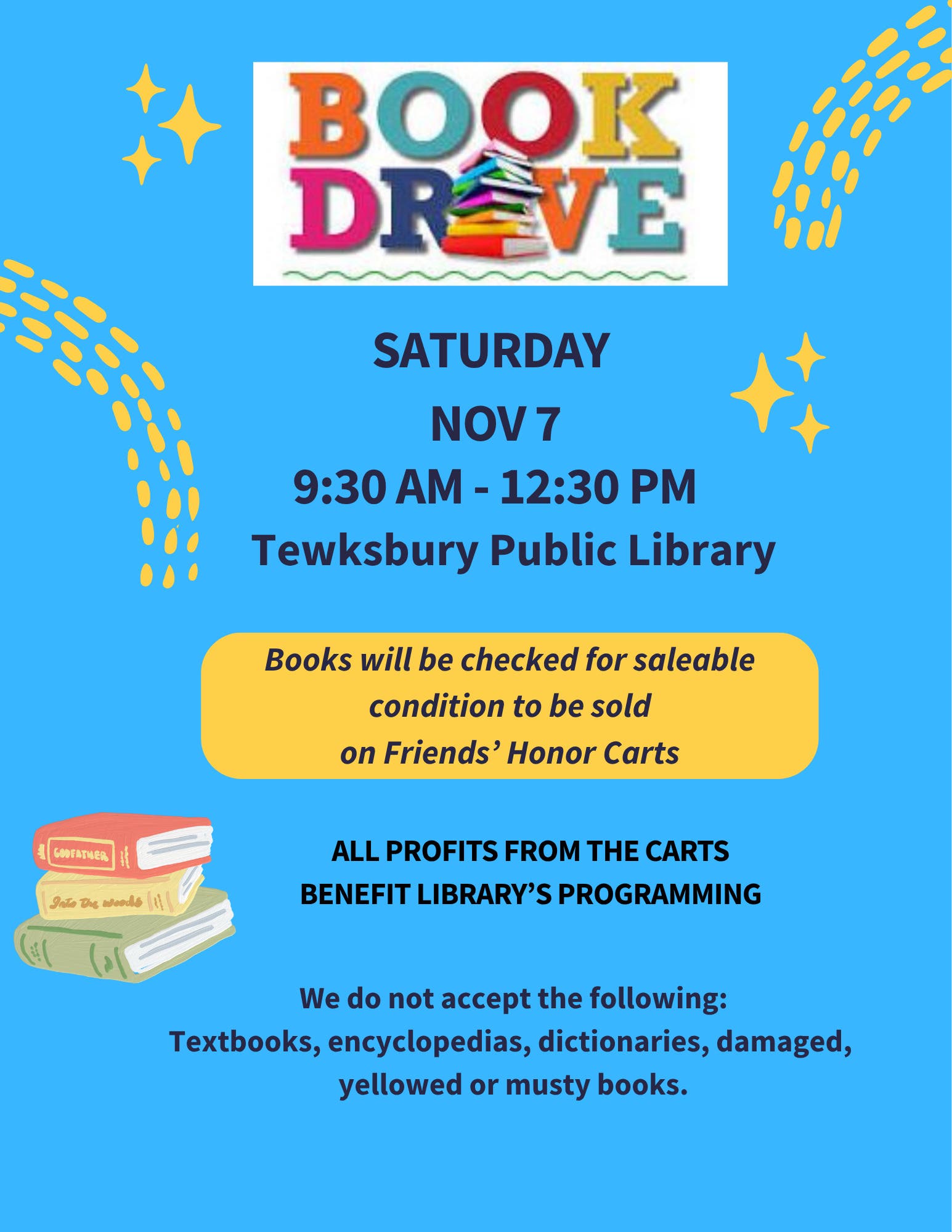 Friends Book Donation Event