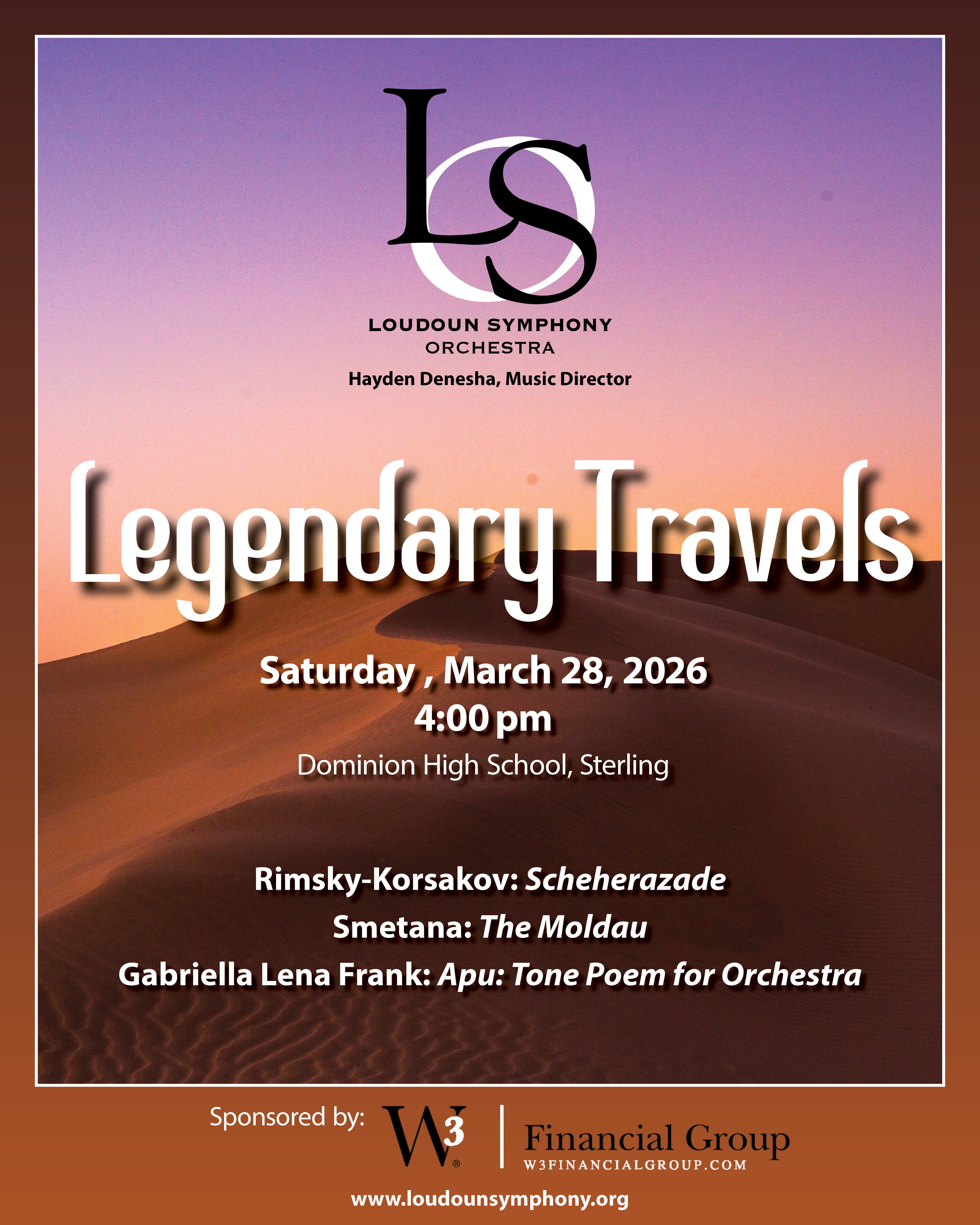 Loudoun Symphony Presents Legendary Travels