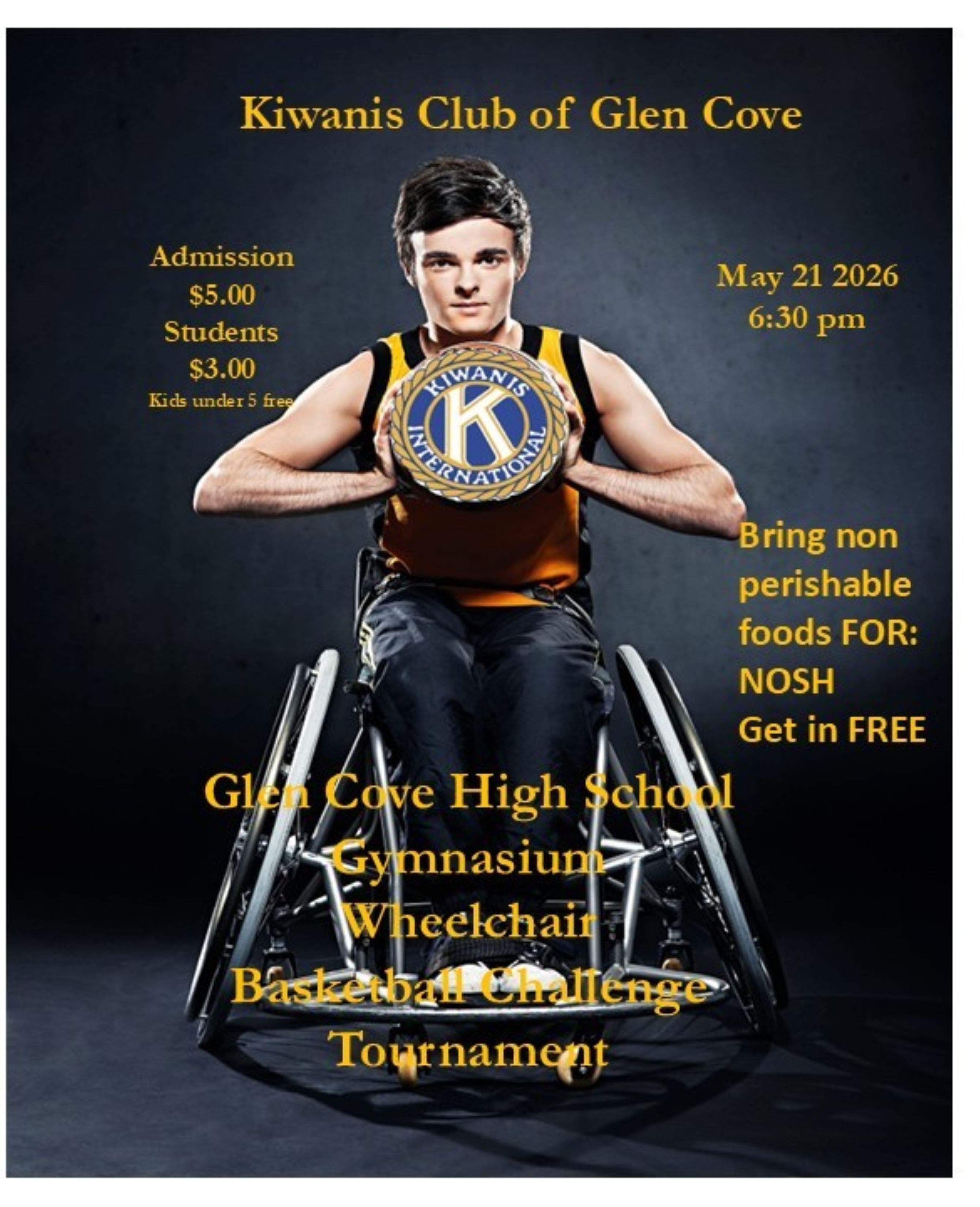Kiwanis Club of Glen Cove 4th Annual Wheelchair Basketball Challenge