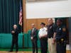 Msgr. John Ferry, Pastor, St. Patrick's Church Bedford, Chief Melvin Padilla, Bedford PD, Lieutenant Vincent Gruppuso, Bedford PD, Andrew Klein, Chief, Bedford FD, Police Officer Ahmad Warren, Bedford PD  