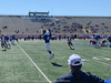 Josiah Neos receives and runs for nearly a touchdown.