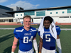Tariq Brown #5 had a fantastic game. Photographed with Tannen Vagle.