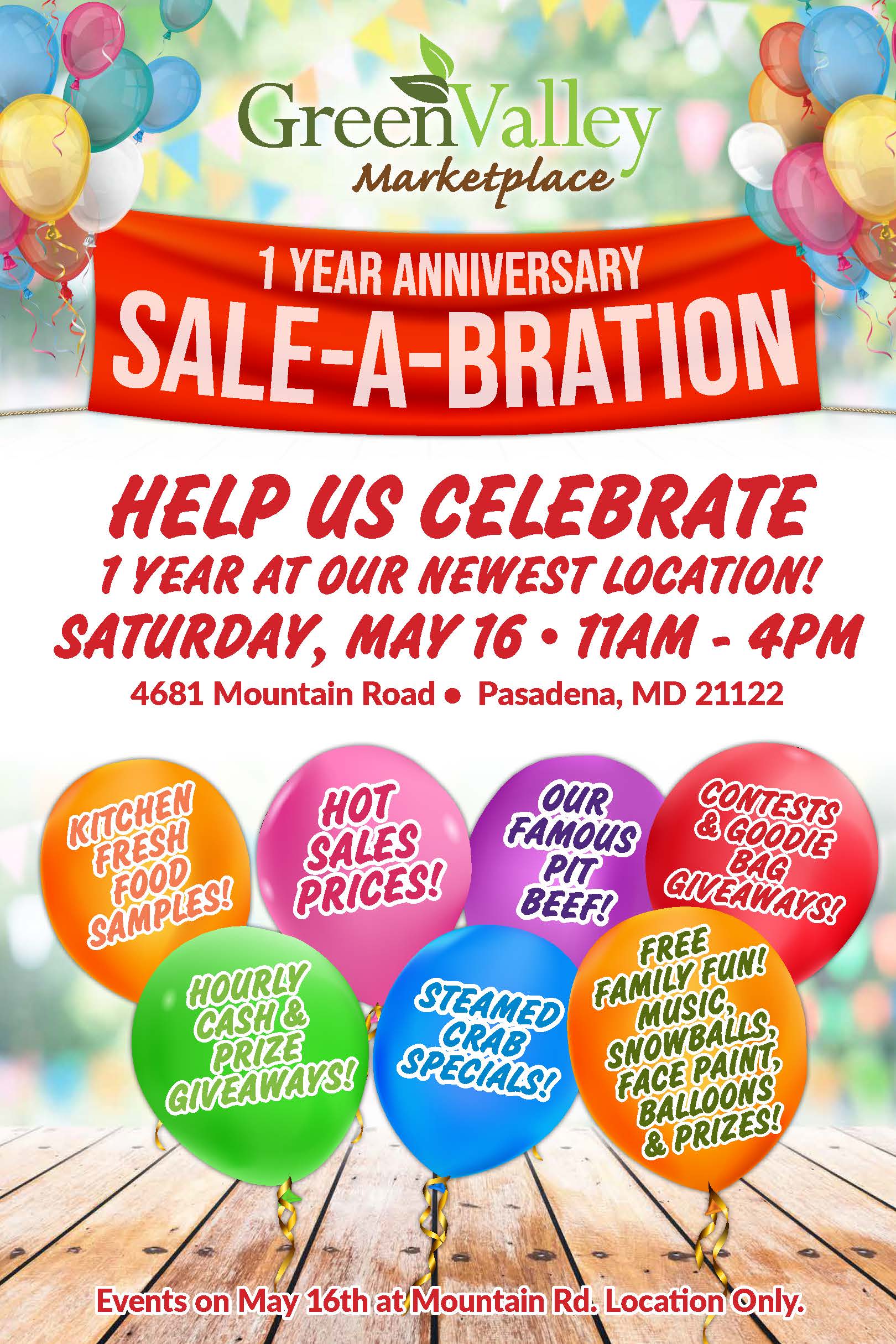 Green Valley 1 Year Anniversary Event!