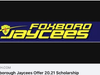 Jaycees offer local scholarship to recognize community service in young leaders. 