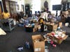 Sorting and organizing over 1700 collected items.
