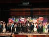 Uniondale Summer Arts theater and music students in costume performing “Yorktown/The World Turns Upside-down” from the hit Broadway musical ‘Hamilton’.