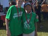 Mrs. Laura Kang, Head of School, Jack Ceriello EWS ’19, and Martine Tawaji, Director of Community Service, representing East Woods School while receiving recognition for years of service at the annual ALS Walk.