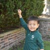 An East Woods student identifies some Japanese Yew berries right on school grounds. 