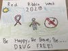 Poster made by Maycon Borja-Palacios, Grade 4, for the Red Ribbon Week poster contest.