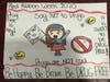 Poster made by Ramira Garcia Alvarado, Grade 5, for the Red Ribbon Week poster contest.
