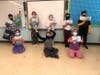 Ms. Mazza’s 3rd grade class shows off their own individual copies of ‘Rory’s Adventure Through the Cardiovascular System’ that students took home with them. 