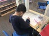 For Artsy Thursday, students drew pictures and used their imagination while creating with their hands.