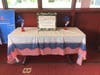 Students collected personal care items and created care packages for “Operation Shoebox” to provide to homeless veterans.