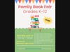 Family Book Fair Grades K-12