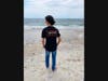 Jesse Ray Sheps, 11th grade student at POBJFKHS, sporting his “Fire Island Film Festival” t-shirts; all proceeds from memorabilia and ticket sales will go to St. Jude’s Children’s Research Hospital.