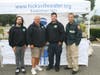 Hicksville Water District Chairman Karl Schweitzer, second from left, received help from members of the HWD staff and Nassau County Police Department in collecting approximately 100 pounds of pharmaceuticals during the Pharmaceutical Take Back Day.