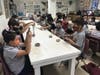 Landing students get hands-on experience with pottery using traditional Native American methods and using natural clay from the museum preserve.