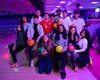 Seniors from Lawrence High School enjoying their Senior Bowling Night event at the Woodmere Bowling Lanes
