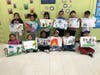Lawrence Early Childhood Center students completed artwork for Artsy Thursday