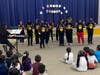 Lawrence Early Childhood Center students watching the Lion King performance by Lawrence Middle School for Musical Monday