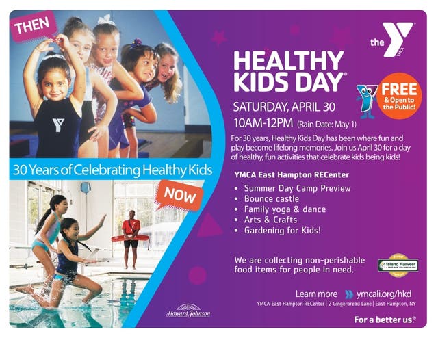 Healthy Kids Day Returns to the YMCA East Hampton RECenter ...