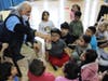 Local beekeeper Dominic Grella taught Gribbin Elementary School displayed some of his beekeeping supplies to students and taught them about the important role bees play in the environment. 